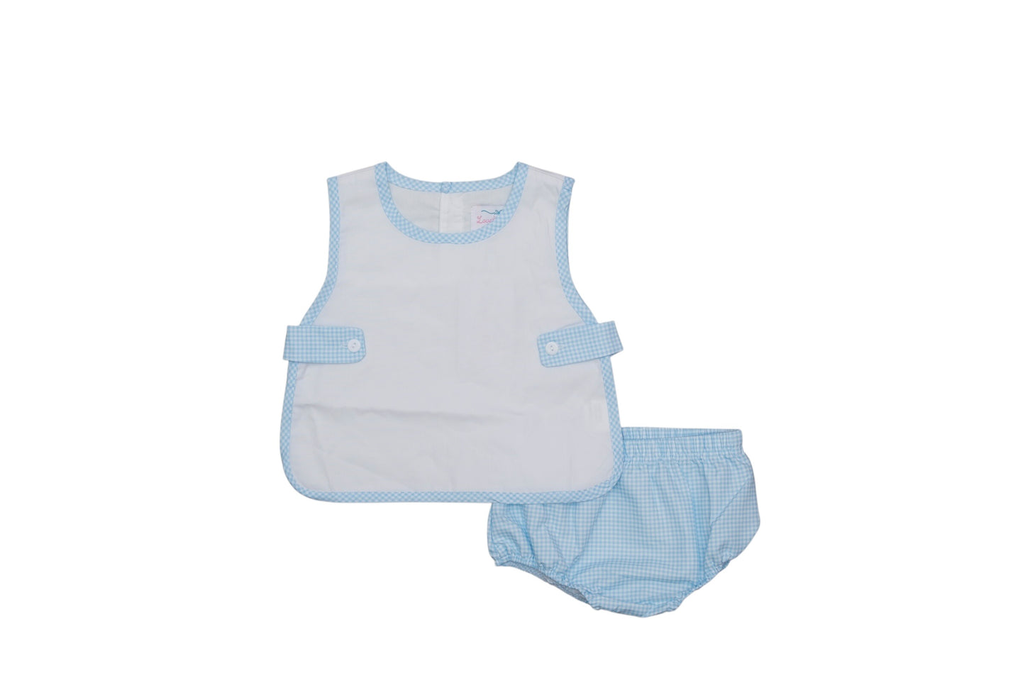 Boys Gingham Apron Set