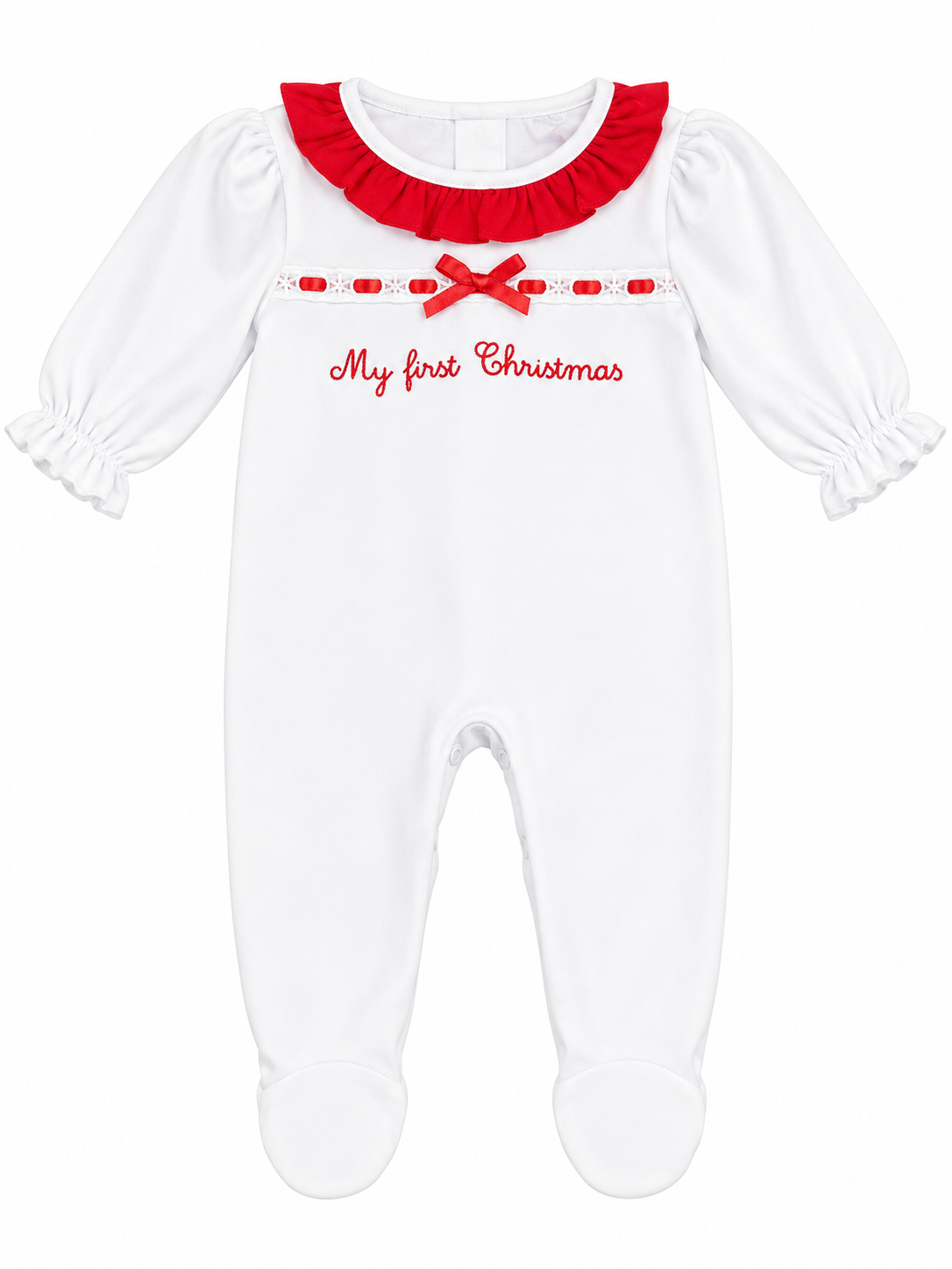 My First Christmas Footie Girl