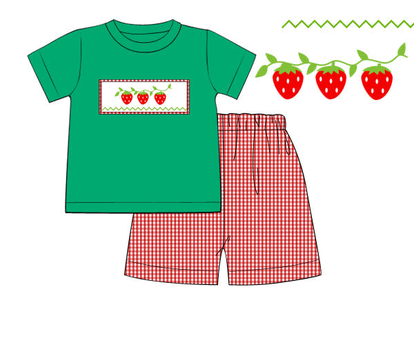 Berry Sweet Shortie Set Boy