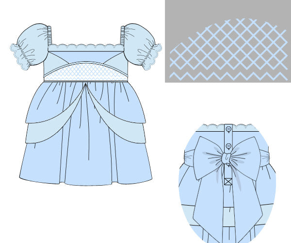Pre-Order Blue Princess Dress