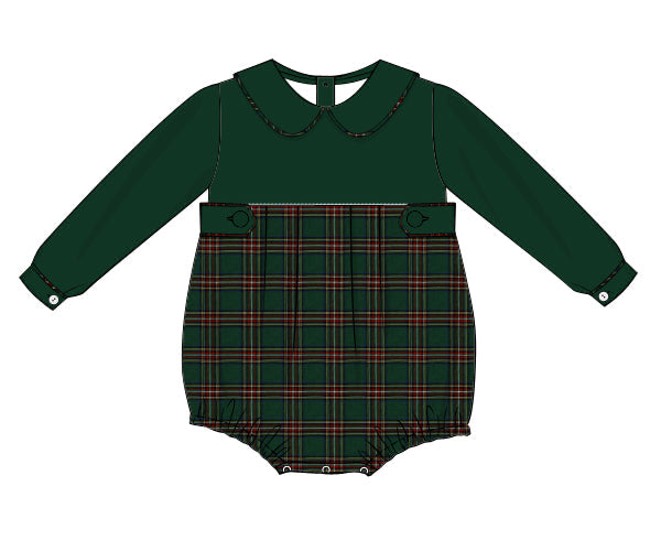 Yuletide Plaid Bubble Boys