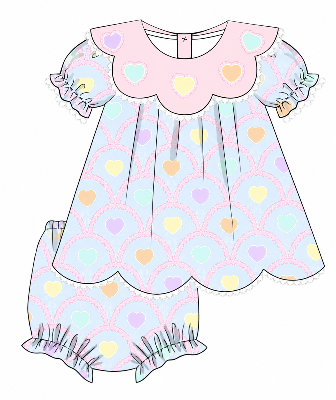 Sweet As Candy Diaper Set