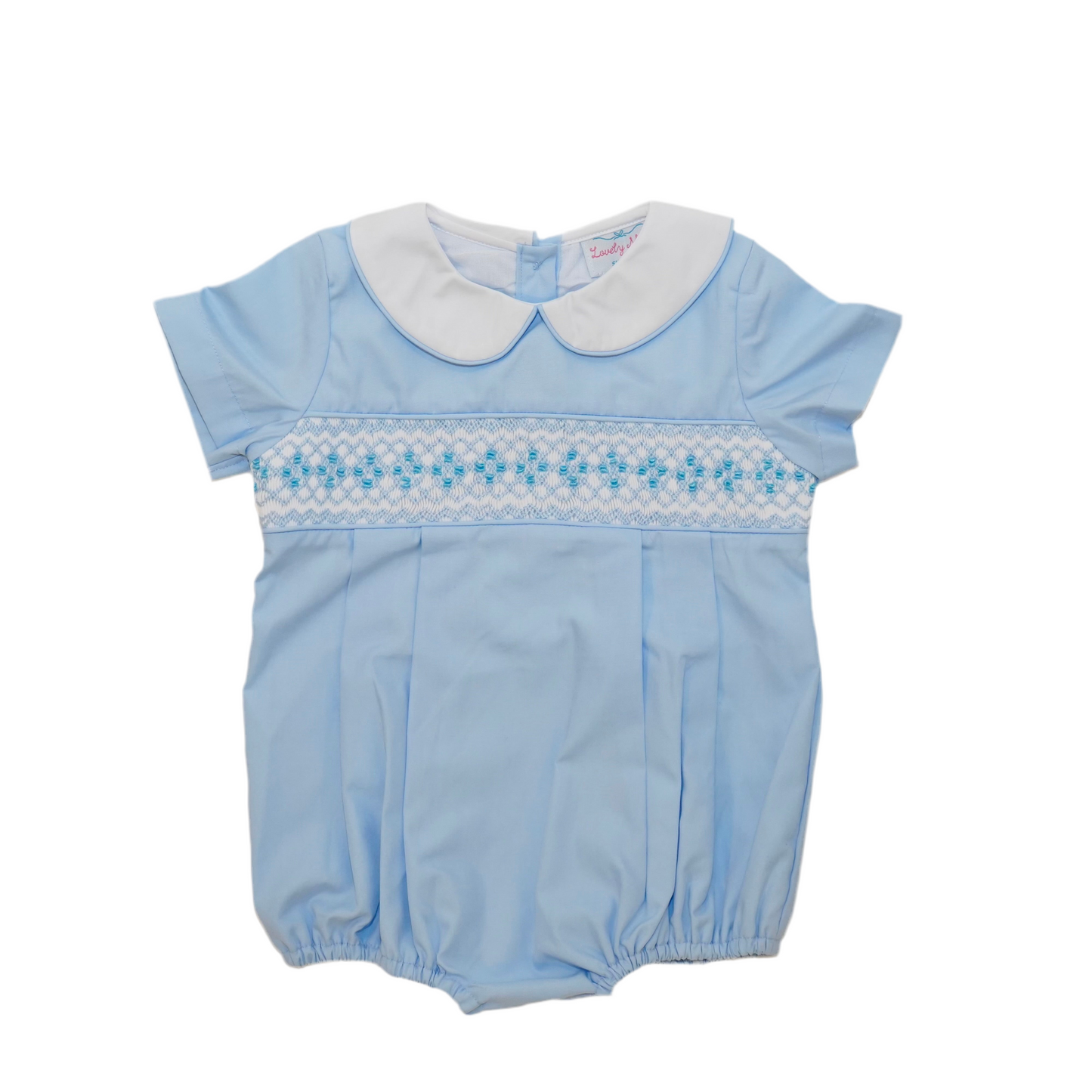 Smocked Blue Bubble