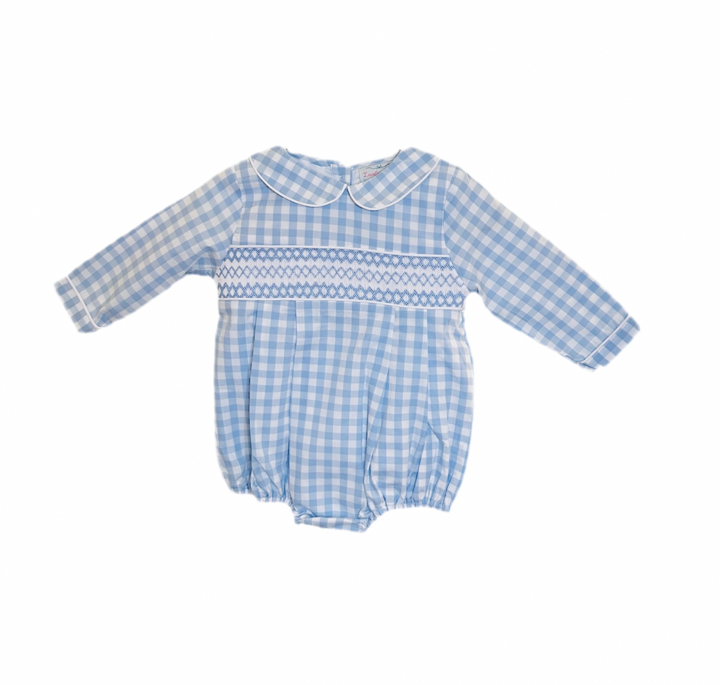 Smocked Gingham Bubble