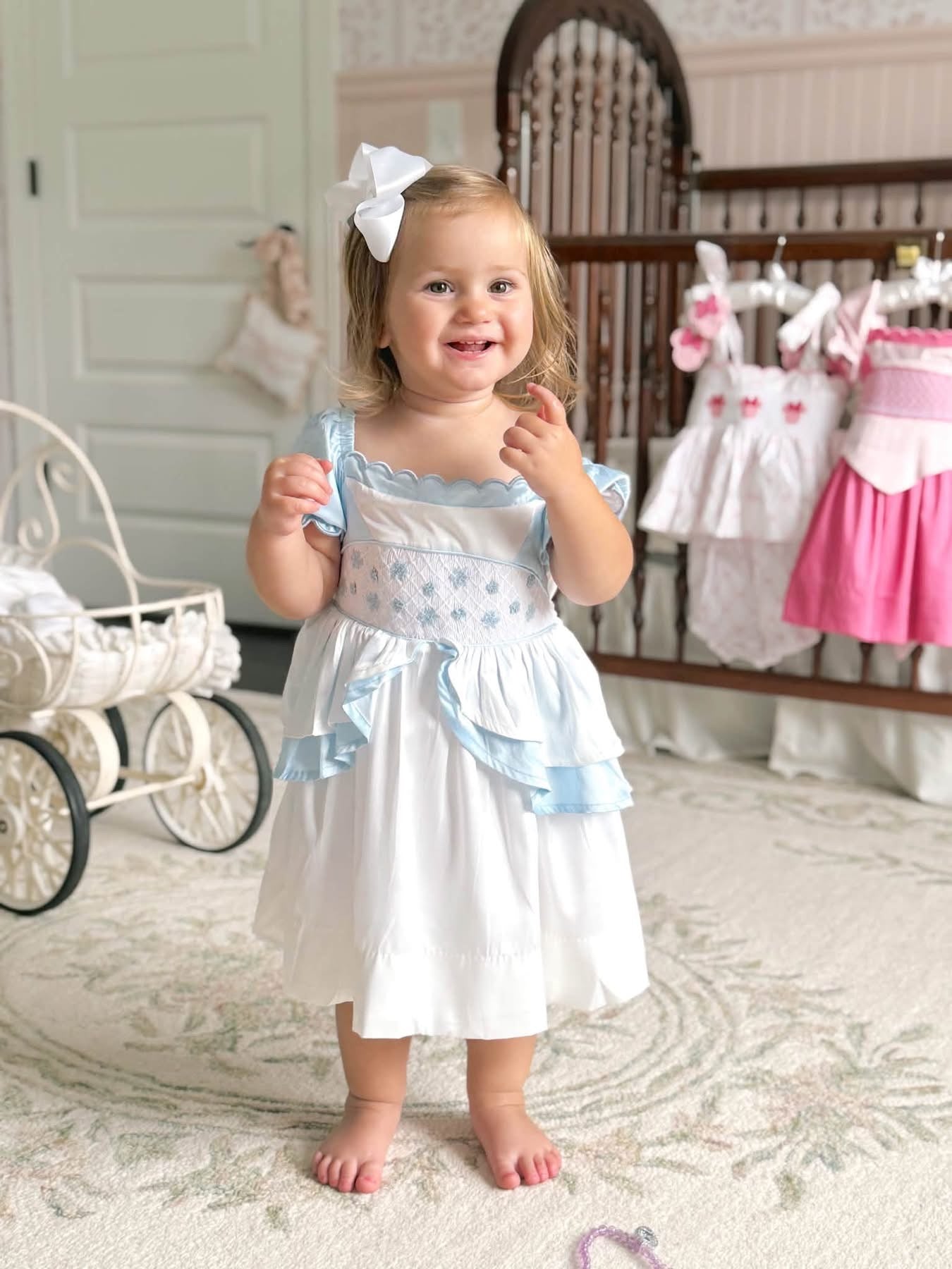 Smocked Ice Princess Dress