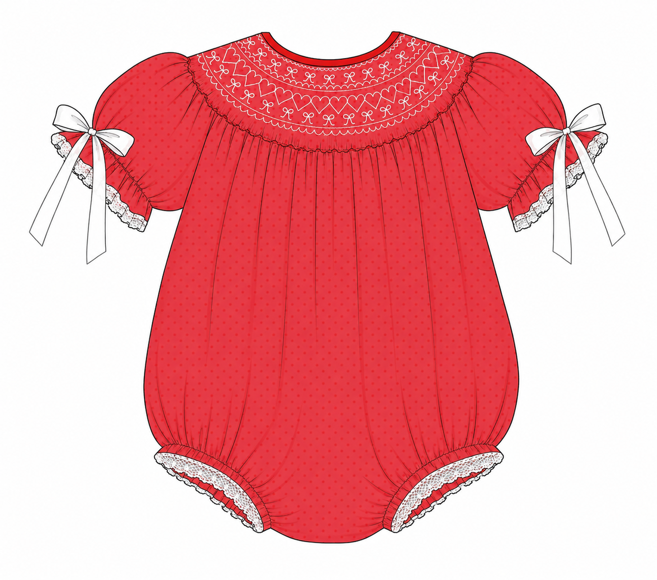 Be Mine Smocked Bubble