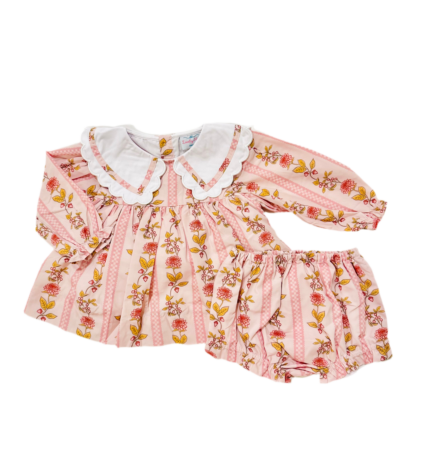 Autumn Rose Diaper Set