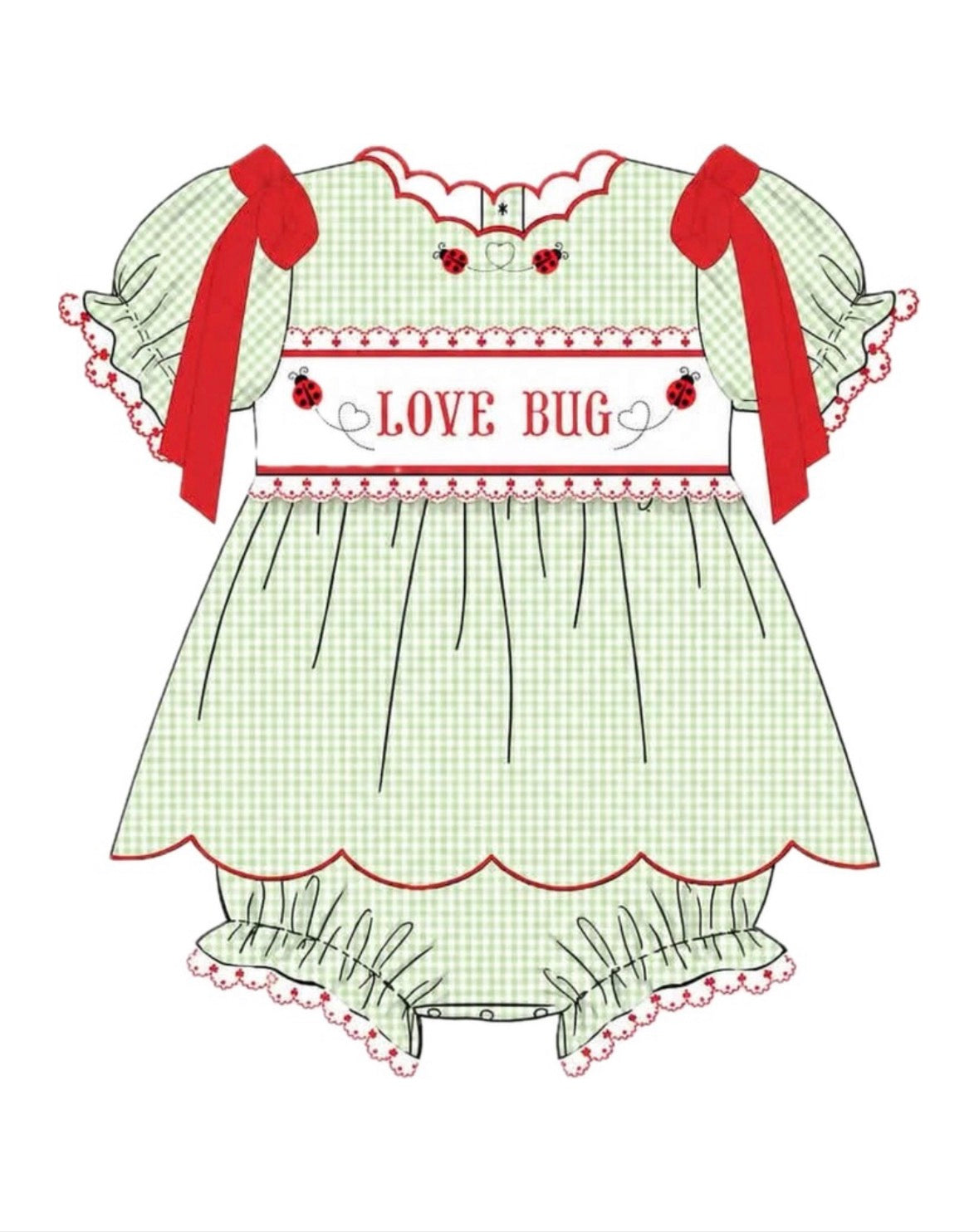 Love Bug Skirted Bubble