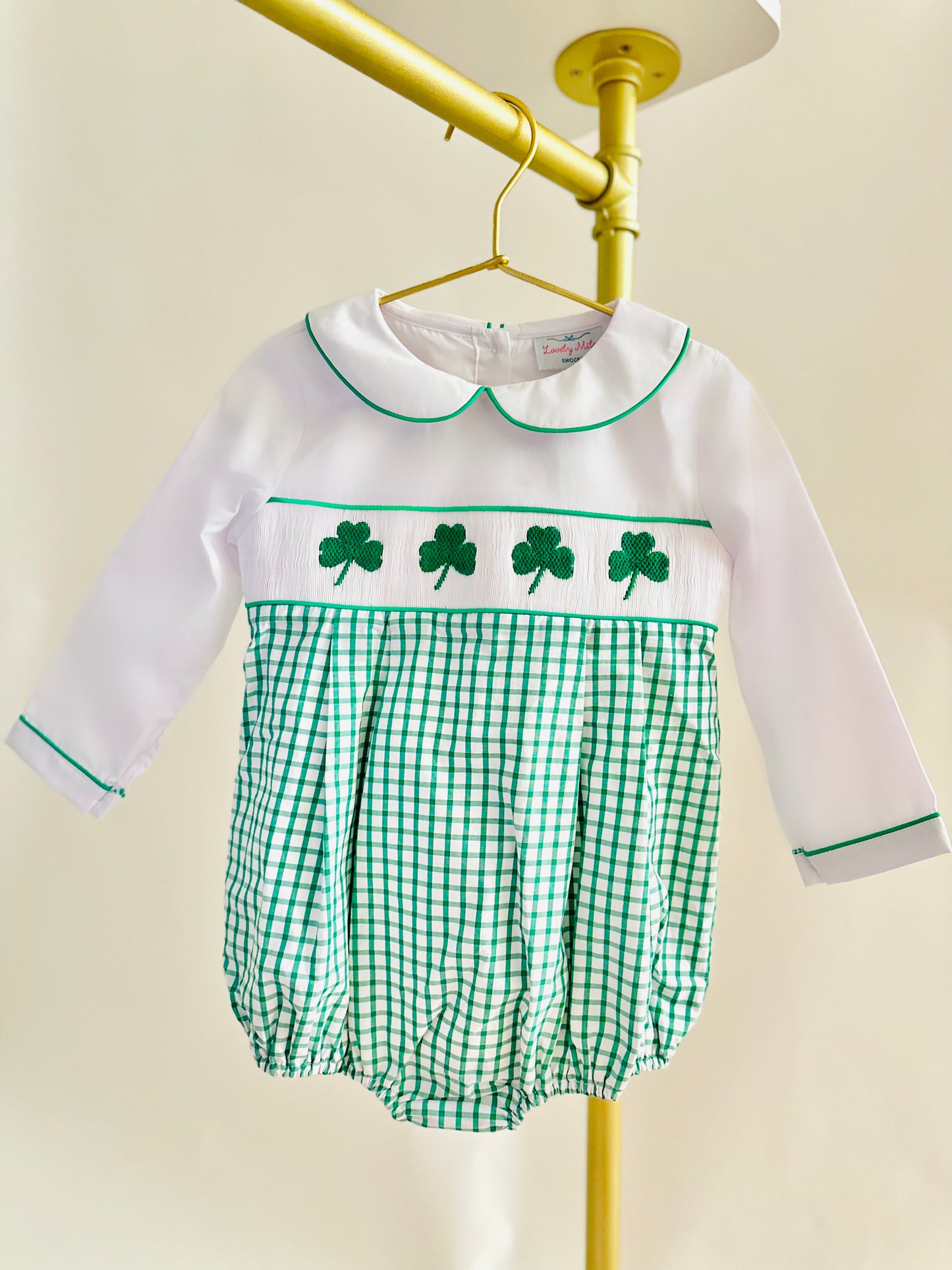 Smocked Lucky Charm Bubble Boys