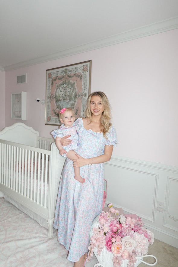 Floral Bow Dress (Mom Match)