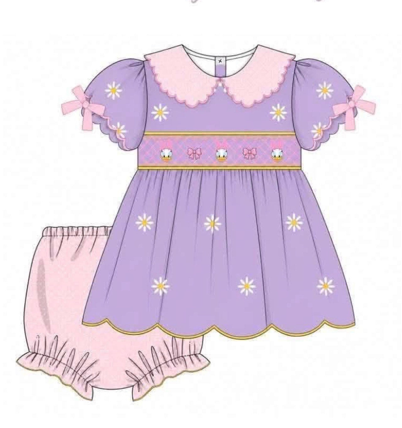 Darling Daisy Diaper Set