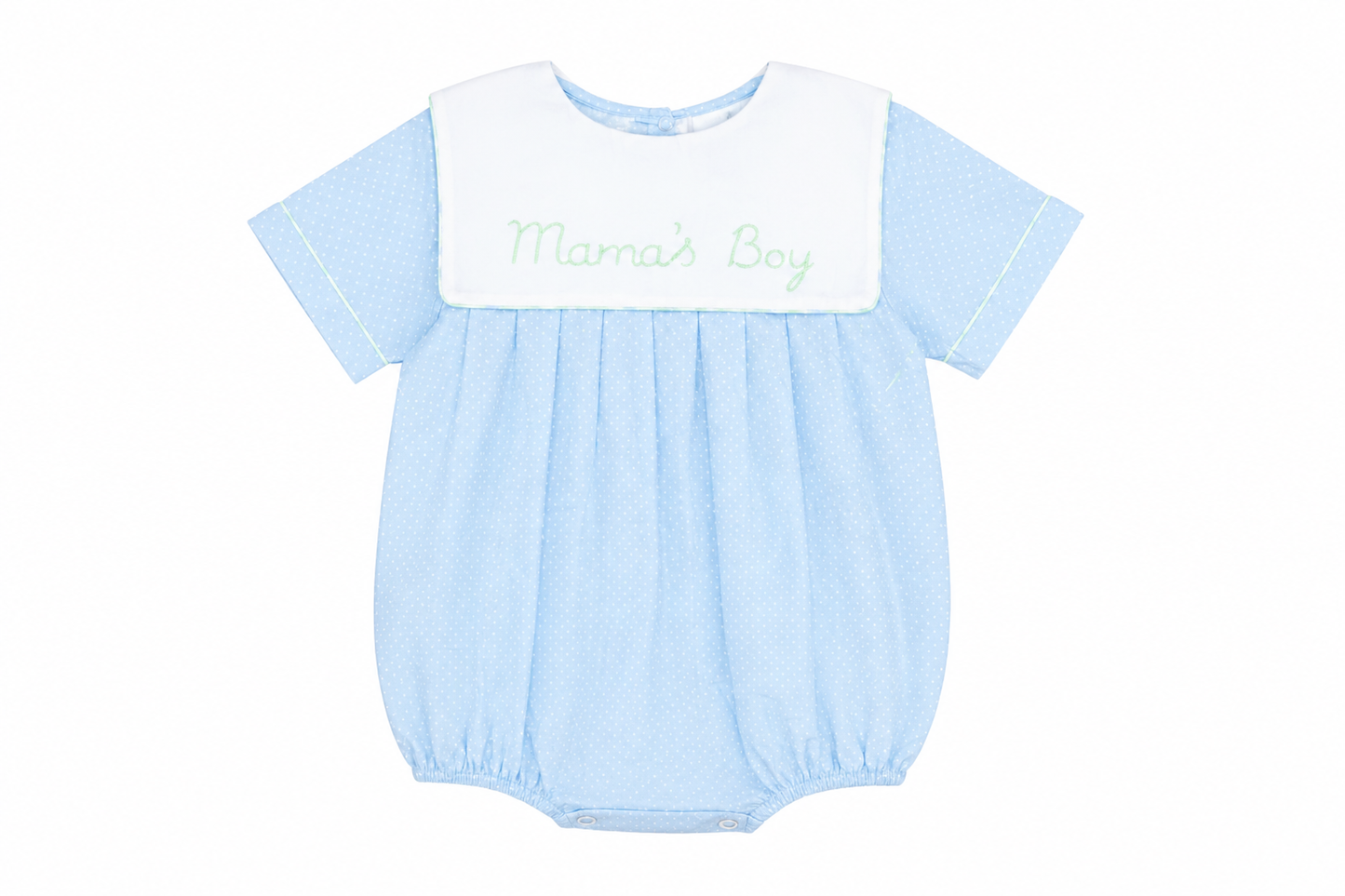 Mama’s Boy Embroidered Bubble