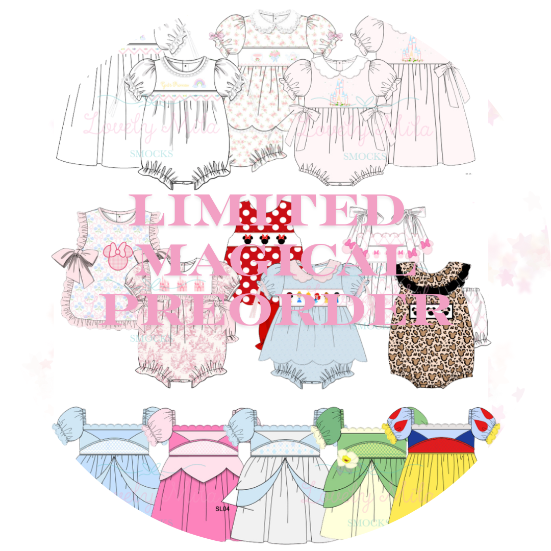 banner magical pre order hand smocked