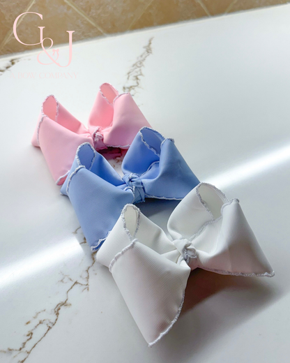 Solid Moonstitch Bow