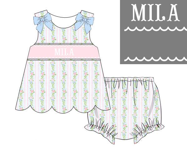 Pre Order Custom Smocked Fancy Set