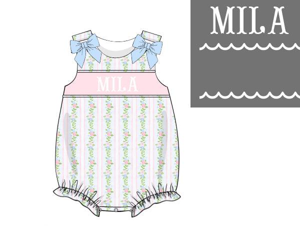 Pre Order Custom Smocked Fancy Bubble