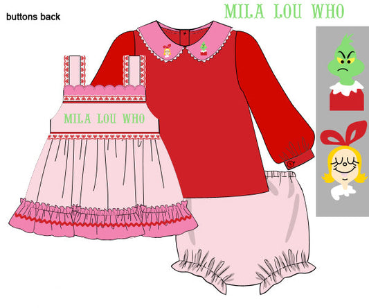 Merry Little Who's Diaper Set