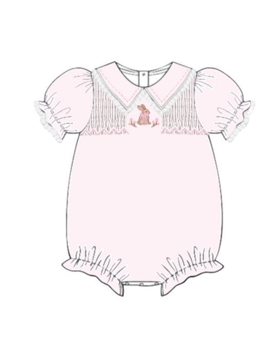 Little Hareloom Smocked Bubble
