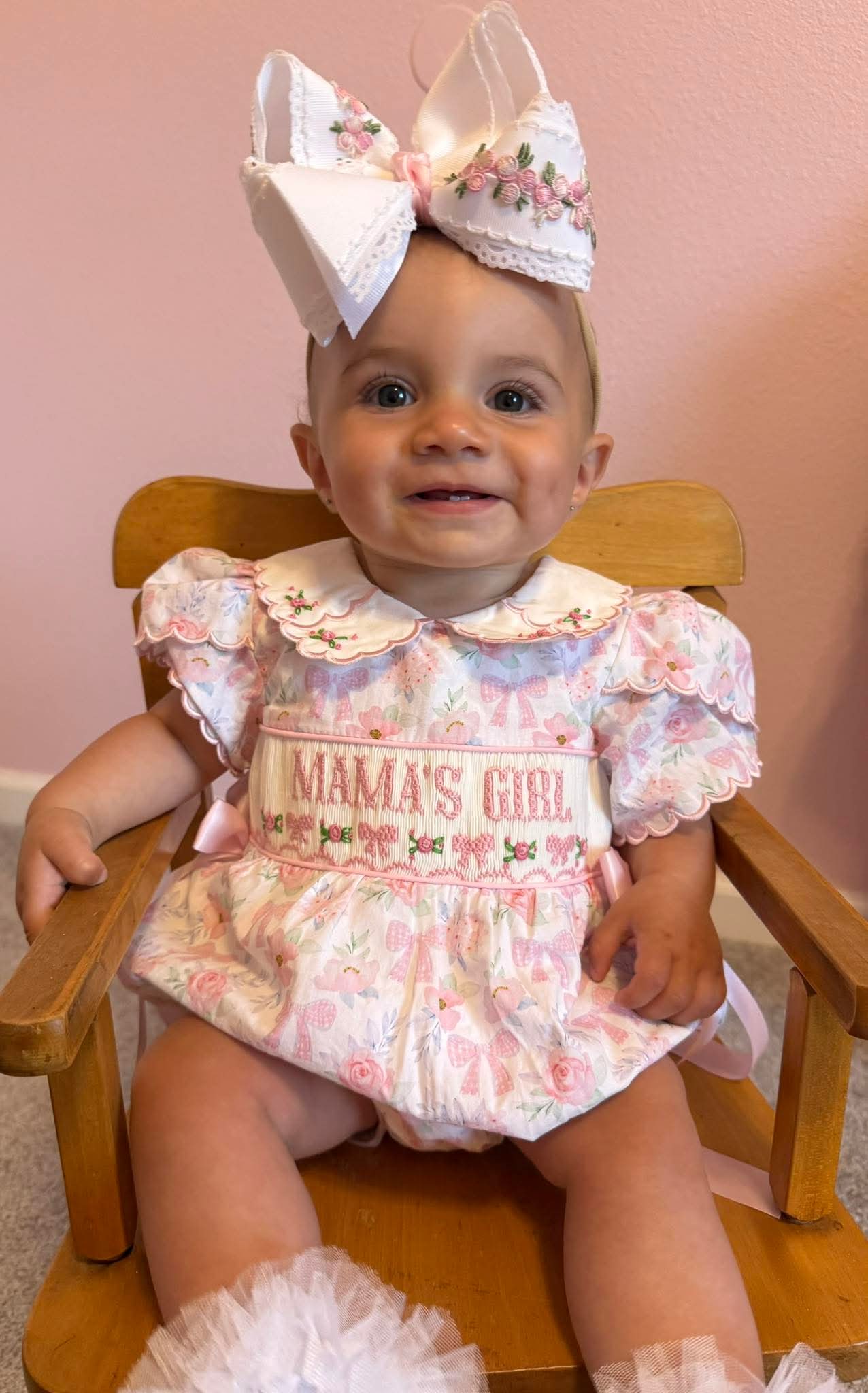 Bloom Mama's Girl Smocked Bubble