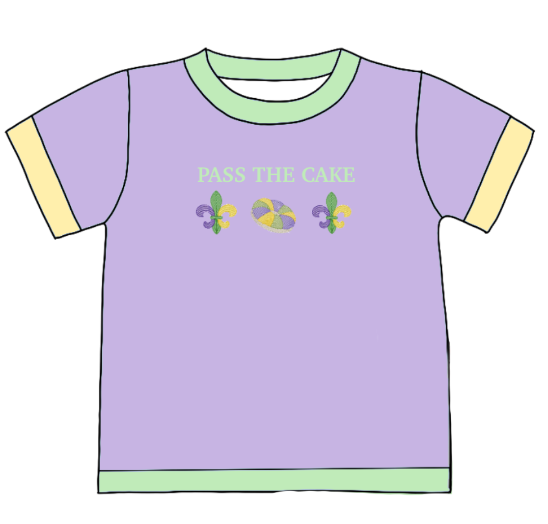 Pass The Cake Custom Name T-Shirt Boys