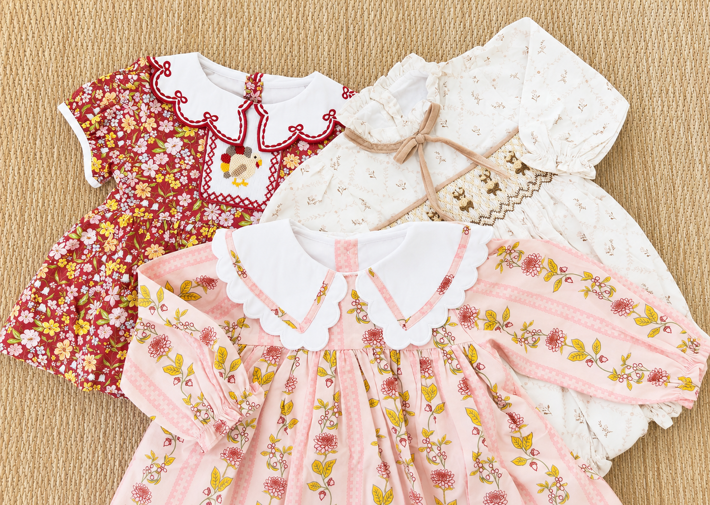 Turkey Time Smocked Diaper Set