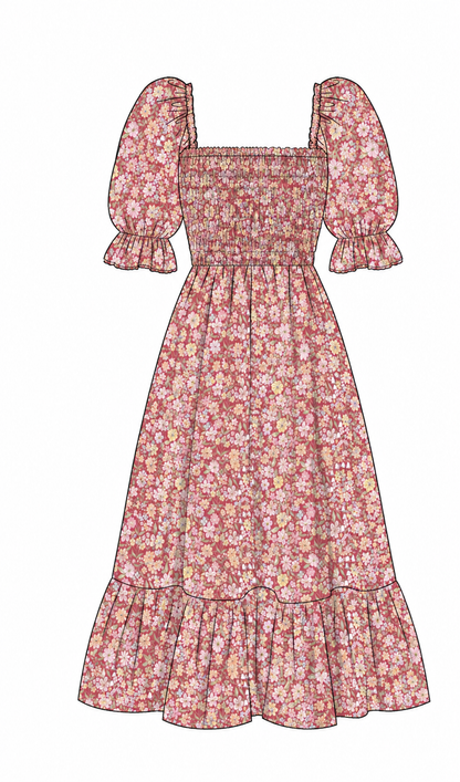 Women’s Autumn Meadow Dress