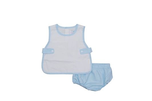 Boys Gingham Apron Set