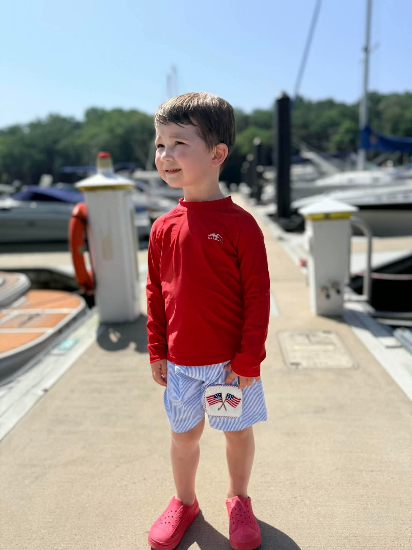 Stars & Stripes Swim Shortie Boys
