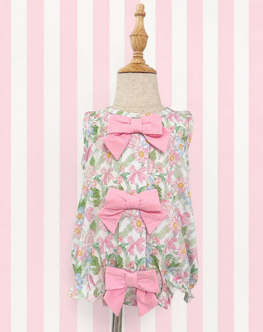 Floral & Bows Knit Bubble