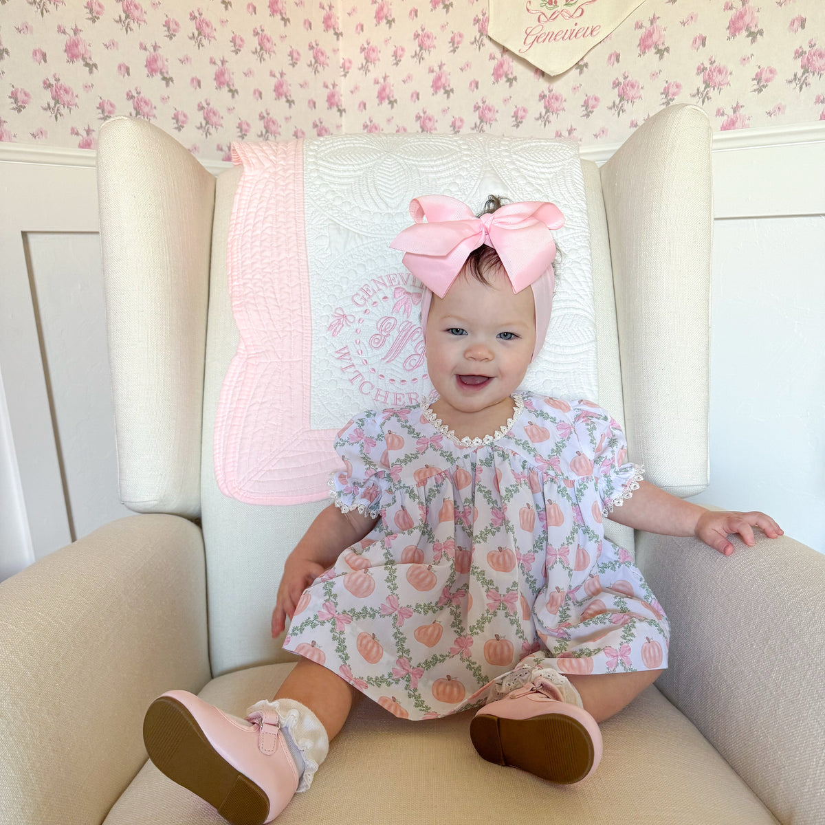 Blush Harvest Diaper Set
