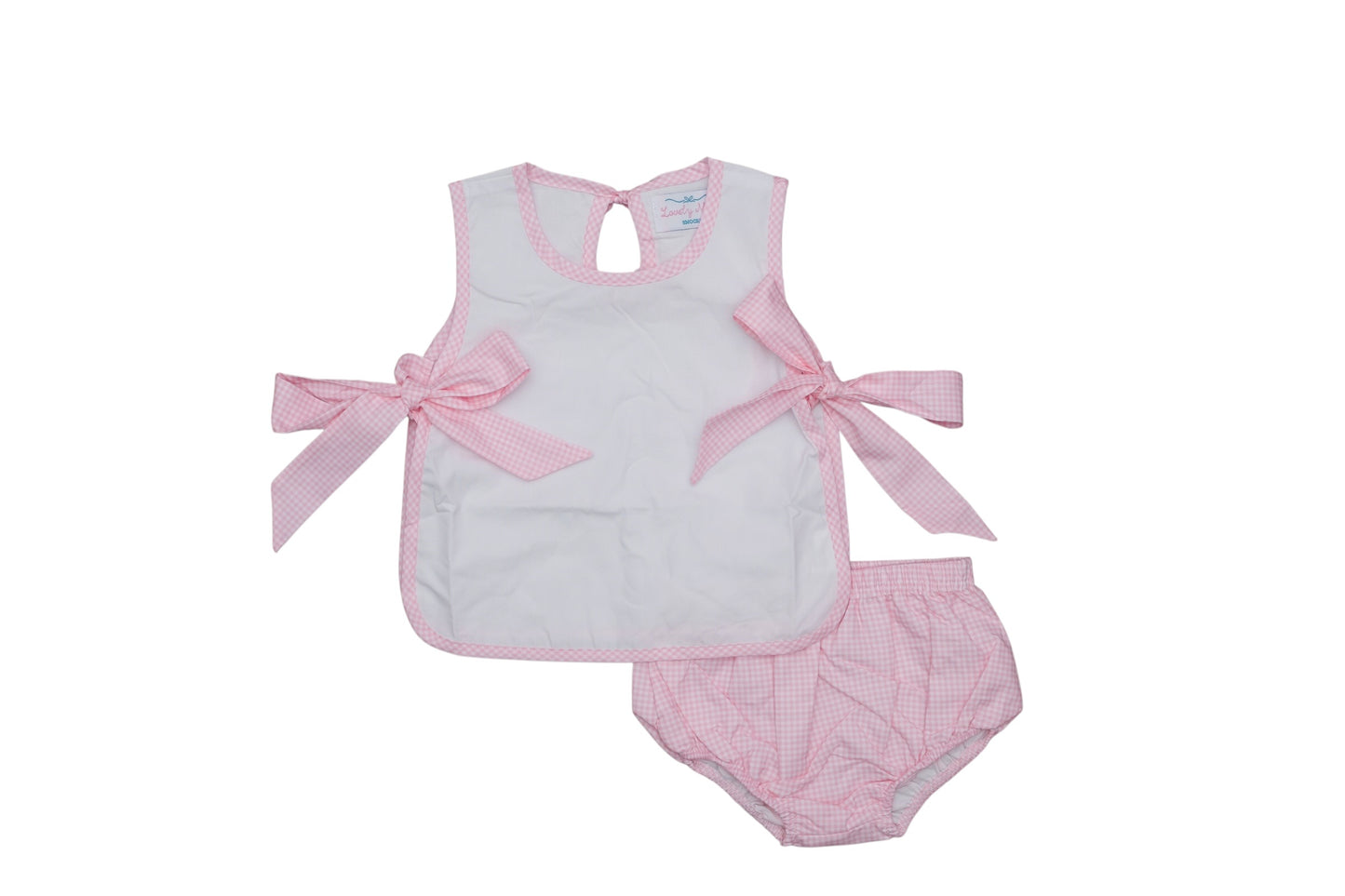 Girls Gingham Apron Set
