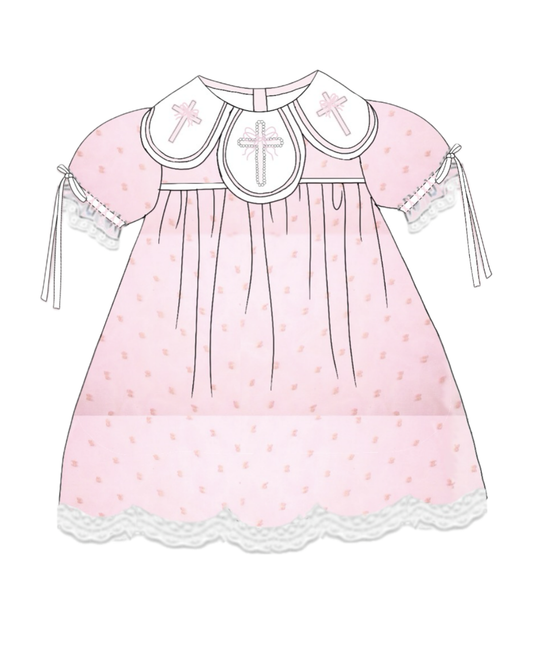Pearls and Grace Smocked Girls Dress