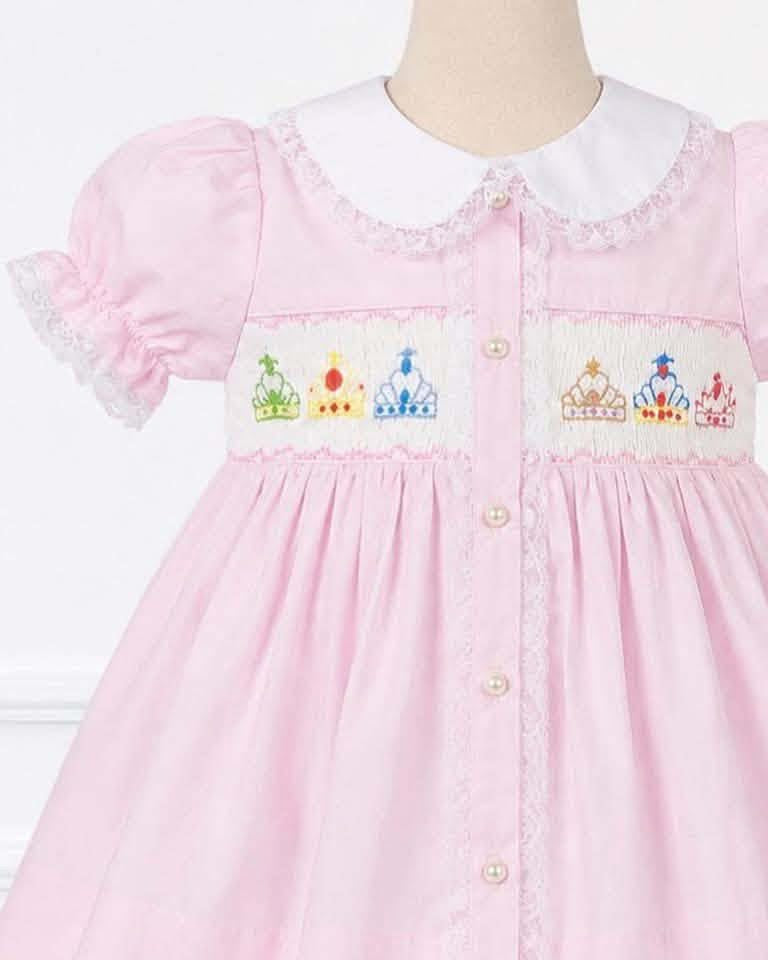 Enchanted Crowns Smocked Dress