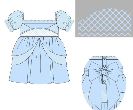 Pre-Order Blue Princess Dress
