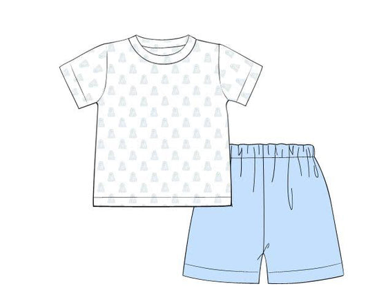Boys Boo Shortie Set