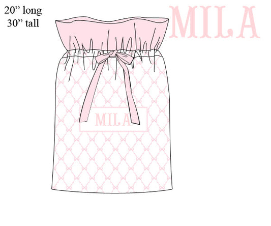 Pre-Order Bow Trellis Present Sack