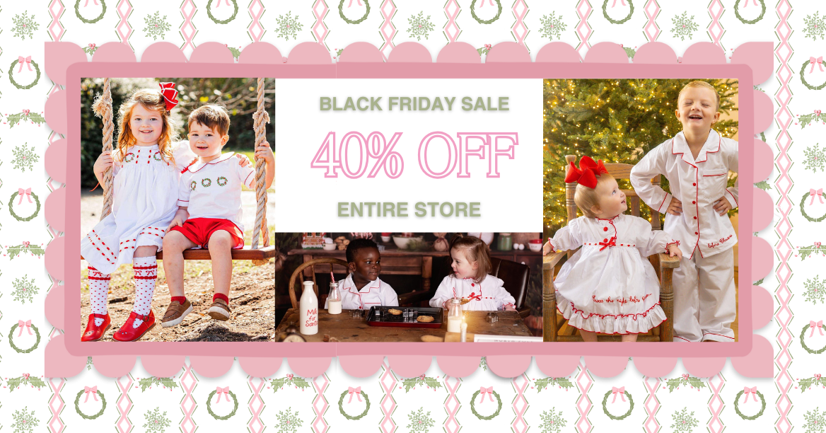 Timeless hand-smocked children’s Christmas clothing collection — festive holiday outfits. Shop now.