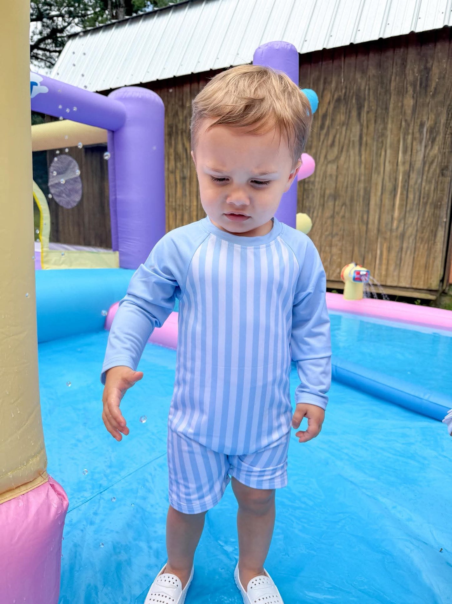 Swim Long Sleeve One-Piece Boy