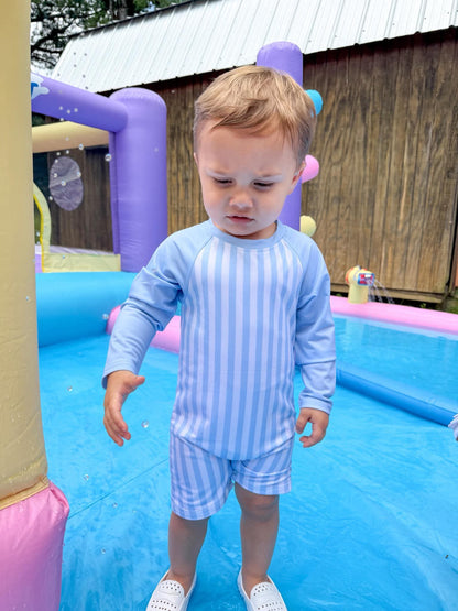 Swim Long Sleeve One-Piece Boy
