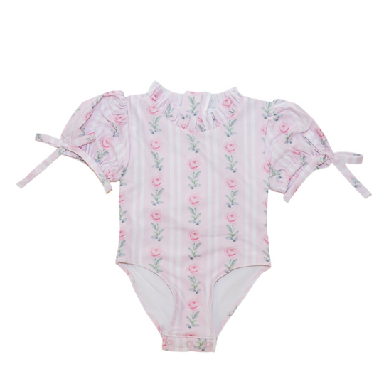 Rosey Striped Swimsuit