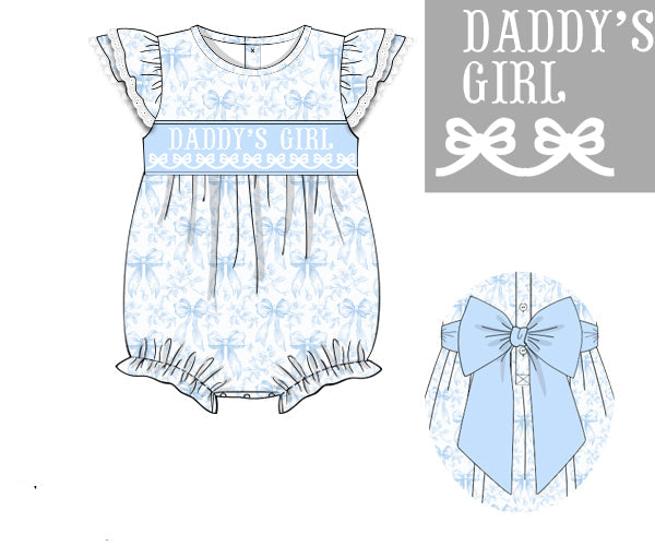Daddy’s Girl Smocked Bubble