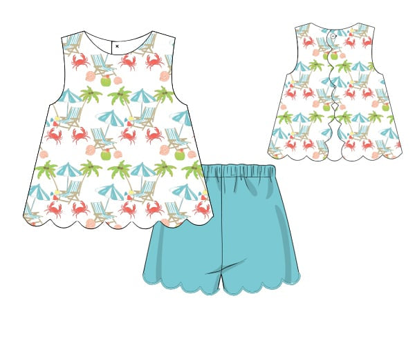 Dominican Island Short Set