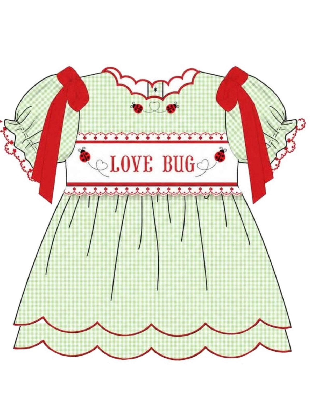 Love Bug Smocked Dress