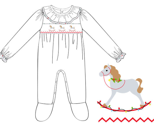Pre-Order Girls in Toyland Romper