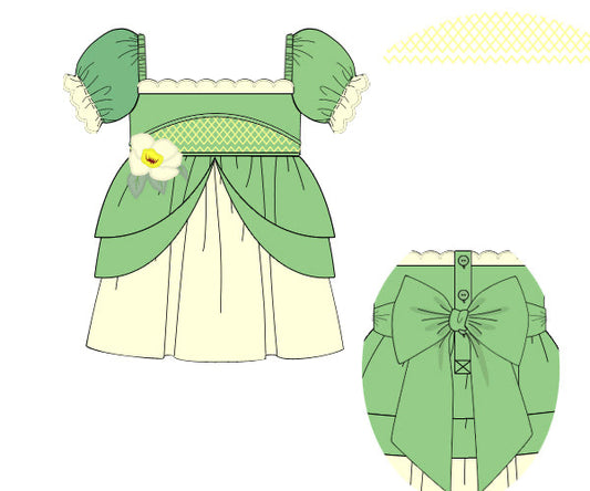 Pre-Order Green Princess Dress
