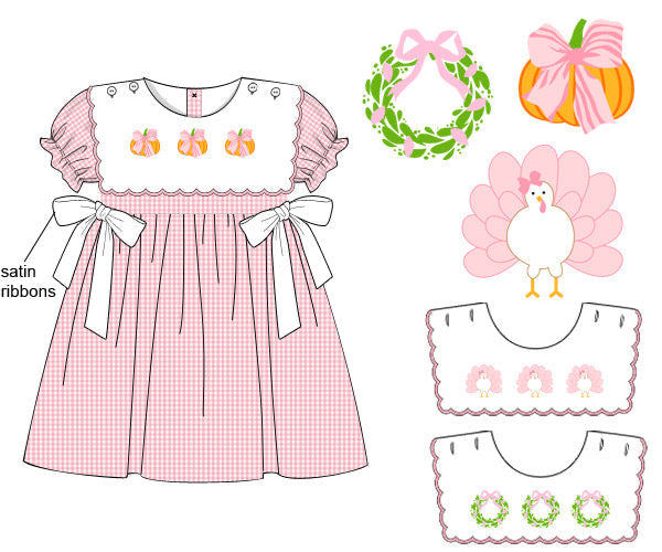 Holiday Bib Dress