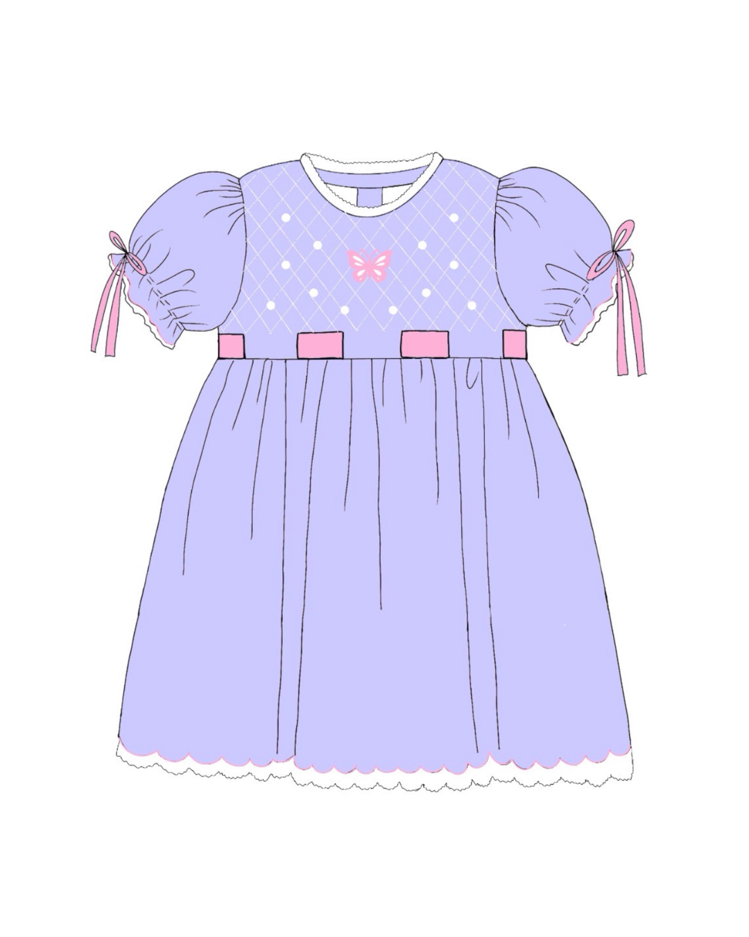 Beaded Butterfly Dress