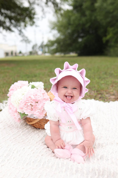 Hand Smocked Rosettes Bubble