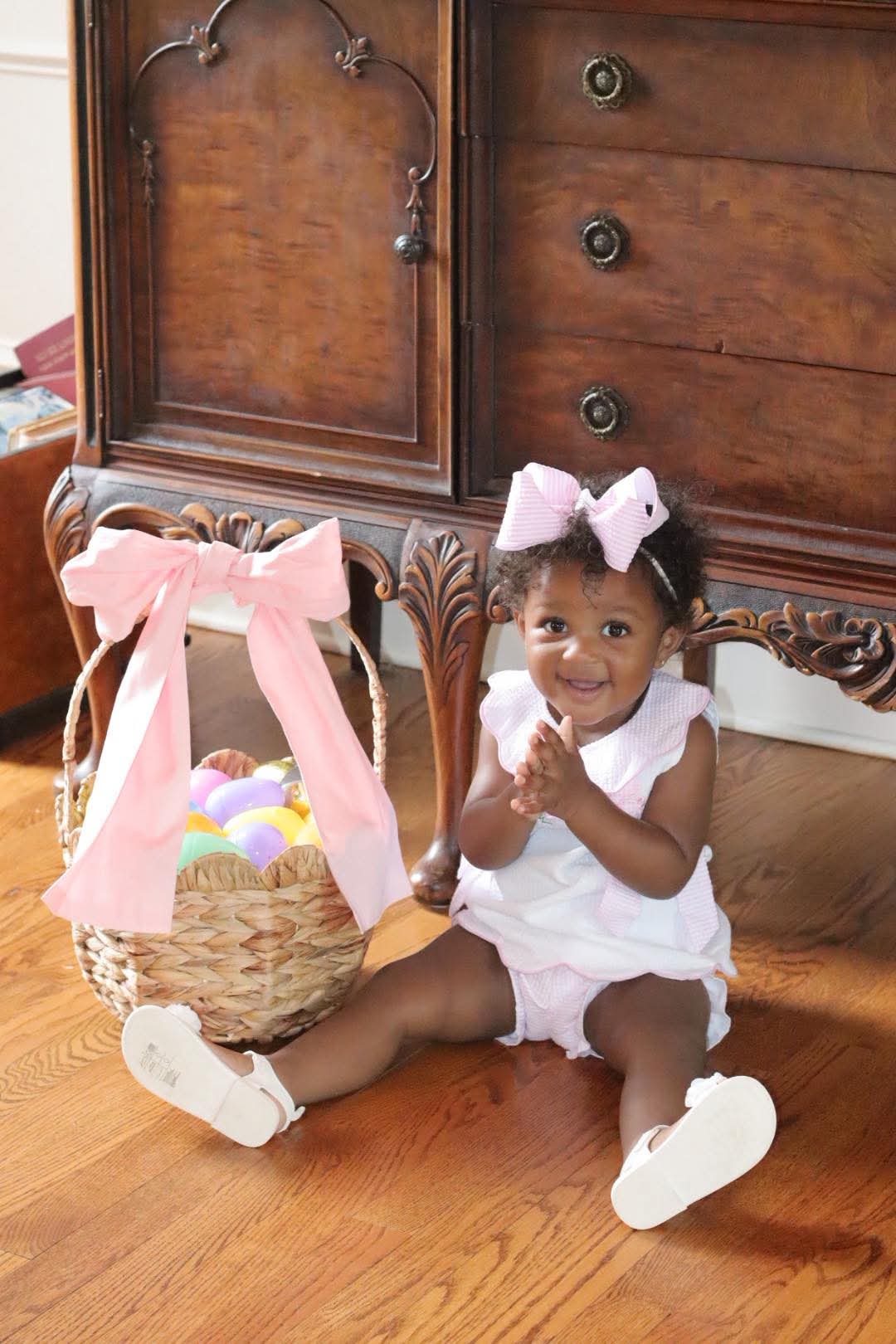 Appliqué Cottontail Bloomer Set