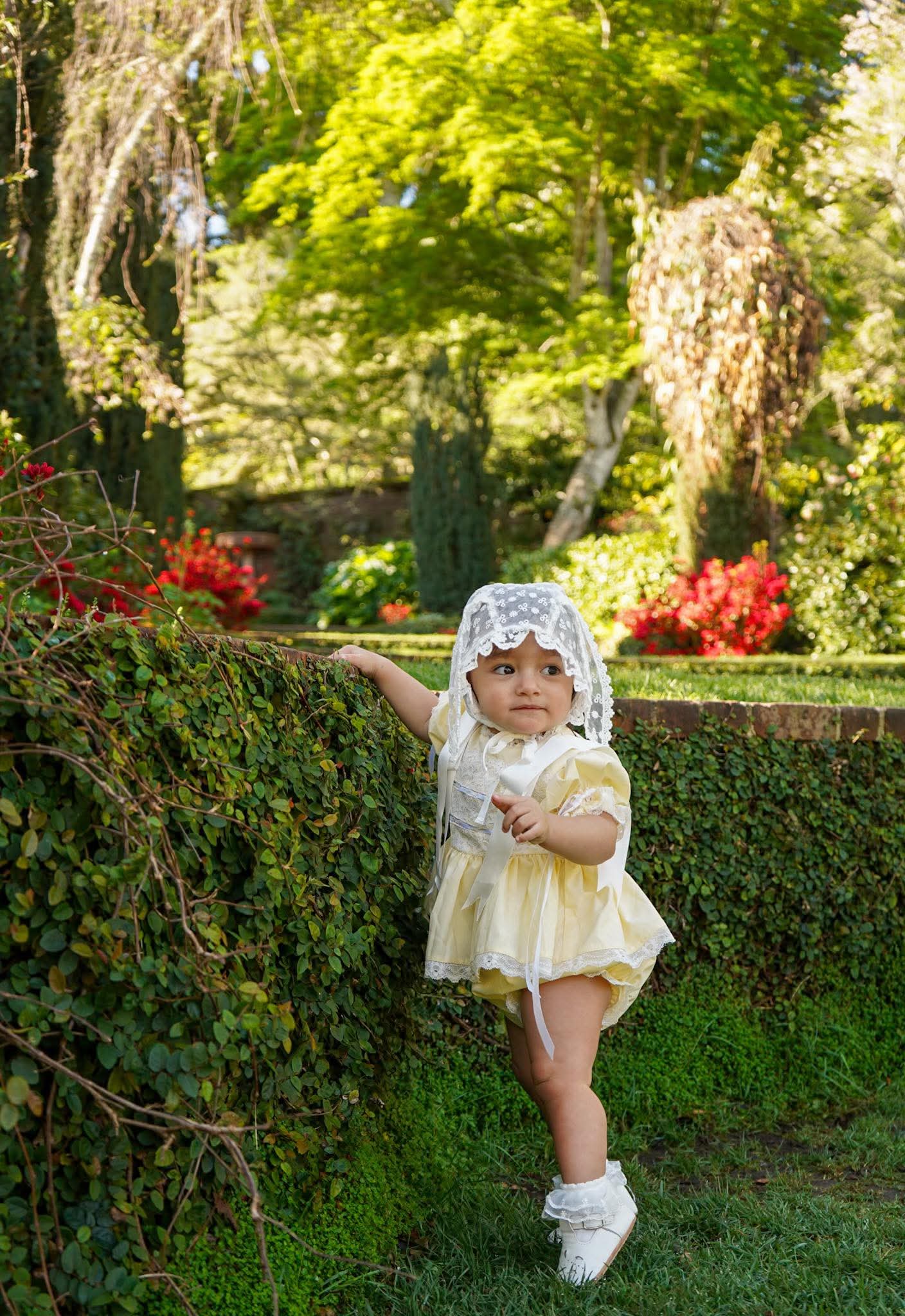 Yellow Lace Heirloom Set
